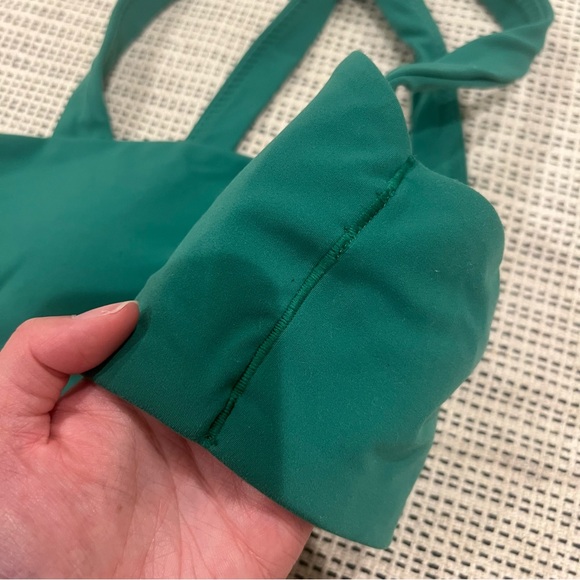 Aerie Offline Green Cross Bralette - Picture 8 of 11